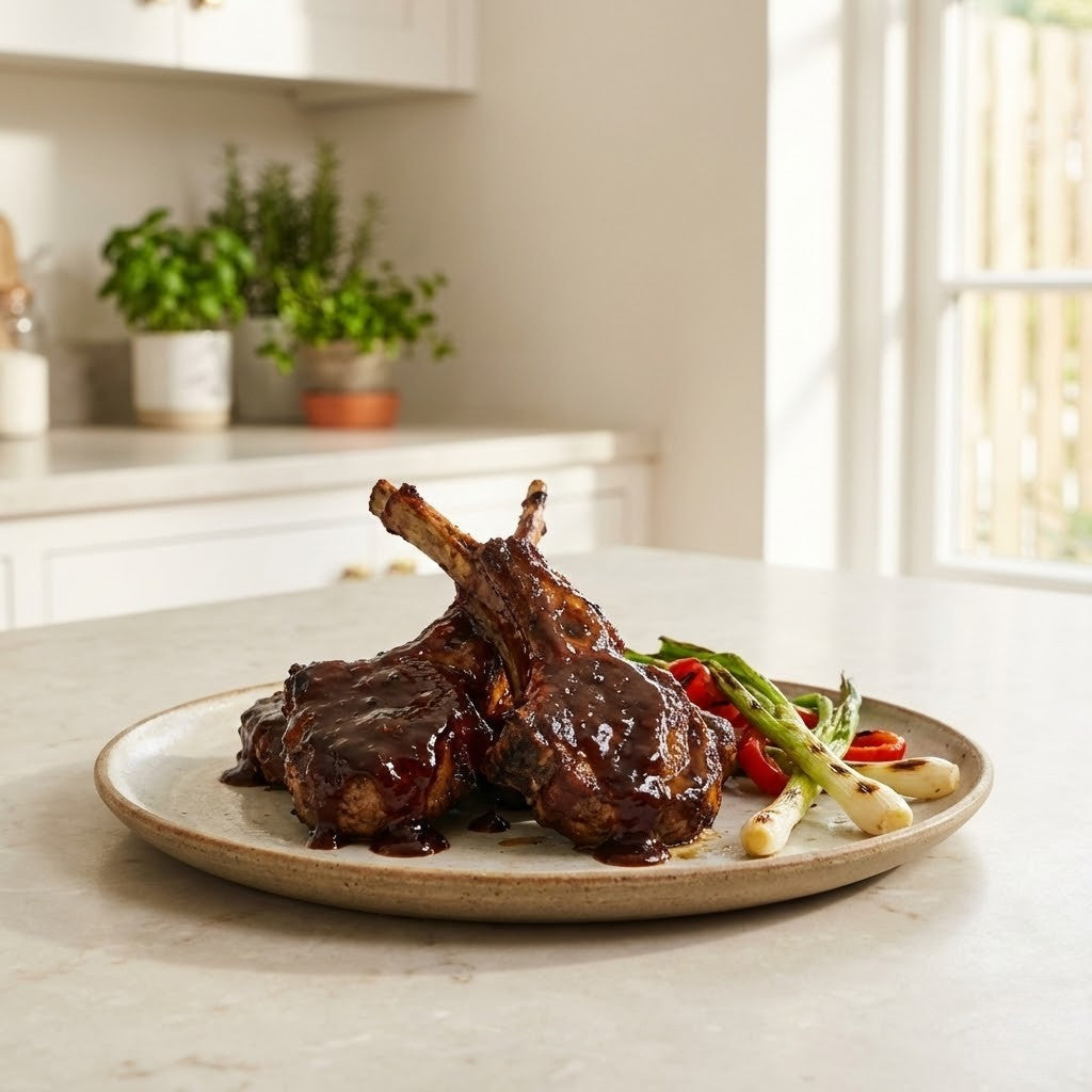 Jamaican Jerk Spiced Apple Lamb Chops – Mama Sood's