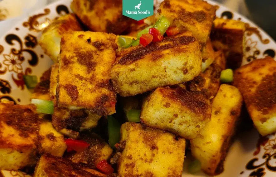 Chilli Chutney Paneer Tikka on Tawa
