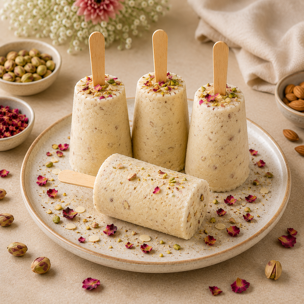 Easy No-Churn Kulfi